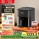 松下（Panasonic）雙核熱循環(huán)多功能全景可視家用全自動(dòng)無(wú)油5L大容量無(wú)需翻面 空氣炸鍋NF-KZ500-K