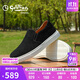 金利來(lái)（Goldlion）男鞋男士休閑鞋時(shí)尚舒適套腳板鞋G539330054AAA黑色40