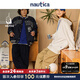 nautica white sail【明星同款】白帆×POPBOY聯(lián)名系列兩面穿棒球服夾克外套PBJW2493 湛藍41C（224） L