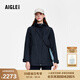 AIGLE艾高M(jìn)TD戶(hù)外防風(fēng)抗水透汽運動(dòng)夾克女士外套長(cháng)袖運動(dòng)休閑外套 海軍藍 BP171 36