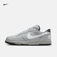 耐克男子低幫運動(dòng)鞋春季抓地耐穿部分皮面NIKE BIG LOW 355152 017淺煙灰/山峰白/煤黑 42.5