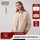 Teenie Weenie【兩面穿】小熊女裝外套冬季時(shí)尚美拉德簡(jiǎn)約休閑棉服 卡其色 S (160)