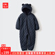 優(yōu)衣庫驚喜價(jià)嬰幼兒PUFFTECH空氣棉服可機洗爬爬服連體衣478818 69 藏青色 80cm