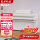卡瓦依（KAWAI）電鋼琴木質(zhì)鍵盤(pán)重錘88鍵CA系列立式高端專(zhuān)業(yè)考級演奏成人家用鋼琴 CA501典雅白+琴凳學(xué)琴禮包