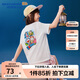 Skechers斯凱奇哆啦A夢(mèng)聯(lián)名款 男女童夏季透氣限定短袖L325K085