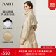 AMII女裝2025冬季新款羽絨服寬松保暖鴨絨羽絨服女設計感小眾 米杏 L 165/88A