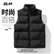 GLM馬甲男士秋冬季棉服背心潮流百搭加厚保暖運動(dòng)男裝外套