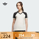 阿迪達斯 （adidas）Originals三葉草2025年女子V NECK TEE T恤 KF0316 M