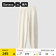 蕉內(nèi)（Bananain）非常褲503Regular女士衛(wèi)褲運(yùn)動(dòng)加絨25秋冬新款高腰顯瘦錐形長(zhǎng)褲子 【加絨】象牙白 L