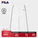 FILA 斐樂(lè )官方女士針織長(cháng)褲2025秋季新款時(shí)尚簡(jiǎn)約休閑舒適闊腿褲 云菇白-WT S 160/62A/S