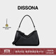 DISSONA【董潔同款】迪桑娜植鞣牛皮閑趣mini女包迷你吐司包單肩腋下包 迷你-黑色
