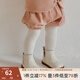OAK FAMILY新品秋冬女寶寶棉襪防滑襪嬰兒舒適打底褲連腳襪0-3歲兒童 奶油白 1條 1-3歲