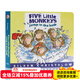 五只猴子在浴缸里跳 Five Little Monkeys Jump in the Bath 英文原版繪本 撕不爛紙板書 幼兒童英語啟蒙圖畫故事書 親子讀物