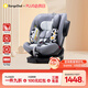 袋鼠爸爸（EURO KIDS）安全座椅嬰兒0-12歲360度旋轉兒童車(chē)載汽車(chē)用座椅 星途3灰色