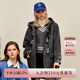 ELAND【100%綿羊毛】衣戀毛呢外套女長(cháng)袖休閑大衣2025秋季新款 EEJWF4TE01灰色(15)Grey XS /155