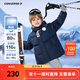Converse 匡威童裝男童羽絨服冬季新款輕盈保暖兒童連帽外套 藏青藍 150 /72 【建議身高140-152cm】