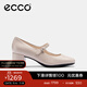愛(ài)步（ECCO）淺口單鞋女鞋 2025時(shí)尚百搭瑪麗珍鞋粗跟高跟鞋 型塑290963 灰粉色29096301386 35