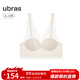 ubras莫奈花園蕾絲內搭美背文胸罩內衣女性感無(wú)鋼圈 燕麥奶色-文胸 M 75A/75B/75C
