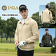 PGA高爾夫服裝男裝厚外套秋冬防風(fēng)防水加絨保暖衣服 101437-卡其色外套 L