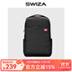 SWIZA百年瑞士雙肩包男士商務(wù)旅行出差14英寸筆記本電腦包防潑水尼龍布 華爾街 橄欖綠