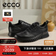 愛(ài)步（ECCO）25年秋季新款牛皮軟底舒適防水休閑鞋男 靈動(dòng)混合512334 黑色40