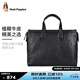 暇步士（Hush Puppies）公文包男包植鞣牛皮商務(wù)大容量手提電腦包14英寸送男友生日禮物