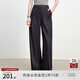 自巧小個(gè)子仿牛仔寬松垂感拖地褲女2025新款休閑闊腿褲顯瘦長(cháng)褲子 牛仔藍 M （4碼）