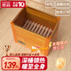 湘森實(shí)木取暖器家用節能辦公室暖腳器學(xué)生電烤火爐烤腳烤火箱電火桶深桶烤火器桌下電暖器暖腳神器SN 48*33*40CM暗火節能【加深聚熱-安全恒溫】