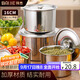 拜杰調(diào)料罐不銹鋼調(diào)味缸味盅帶蓋調(diào)料盒加厚豬油罐佐料桶油盆調(diào)料缸