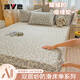 雅鹿A類(lèi)雙層紗床笠1.8米x2米床笠罩全包床笠床墊保護套防滑床單防塵罩 花開(kāi)漫漫【全包防滑 加厚防塵 】 床笠三件套（ 180cm*200cm 床笠+枕套一對）