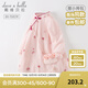 戴維貝拉（DAVE＆BELLA）童裝中國風(fēng)漢服裙子女童連衣裙中大童公主裙兒童新年衣服寶寶服裝 粉色【現貨】 120 cm（建議身高110-120cm）