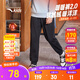 安踏兒童褲子男女童加絨長(zhǎng)褲25冬季針織保暖加厚休閑褲百搭運(yùn)動(dòng)衛(wèi)褲 【針織加絨-男童】基礎(chǔ)黑5701-1 160 cm