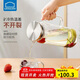樂扣樂扣（LOCK&LOCK）涼水壺耐熱玻璃水壺泡茶檸檬水果水杯子家用大容量玻璃茶水杯1.6L
