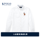 Polo Ralph Lauren 拉夫勞倫  男童 經(jīng)典款Big Pony棉質(zhì)牛津襯衫RL36386 100-白色 L