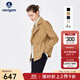 Navigare意大利小帆船短款直筒風(fēng)衣女裝春季簡(jiǎn)約通勤外套小個(gè)子雙排扣大衣 古巴砂 M