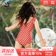 普拉施（PULASSI）女童泳衣親膚可愛(ài)寶寶裝速干沙灘2025新款游泳衣自營(yíng)旗艦店