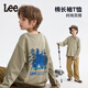LEE KIDS男童秋季T恤童裝春秋裝薄款時(shí)尚寬松長(cháng)袖兒童男女童潮流打底衫秋