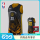 NIKE耐克NBA-金州勇士隊 ADV男子球衣速干籃球服夏季運動(dòng)訓練背心 DQ0194-010 2XL