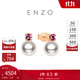 周大福ENZO 商場(chǎng)同款18K金海水珍珠碧璽耳釘女  EZT503