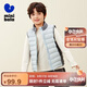 迷你巴拉【三防】男女童防風(fēng)保暖連帽羽絨服寶寶立領(lǐng)羽絨馬甲