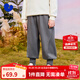 迷你巴拉【泡泡褲】男女童秋冬遠紅外發(fā)熱加絨抑菌長(cháng)褲 中灰20410 110 cm