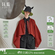日著(zhù)（rizhuo）日著(zhù)原創(chuàng  )設計女裝2025秋季新款休閑小個(gè)子寬松絨感針織純色短外套 氣球橙 M