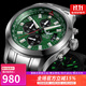 野狼男士手表學(xué)生氚氣夜光品牌男表軍事風(fēng)格石英表防水運動(dòng)手表V1029 綠面款