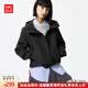 優(yōu)衣庫【超品好價(jià)】女裝休閑連帽短外套/時(shí)尚百搭479229 09 黑色 M /160/84A