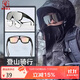 村田稻夫登山墨鏡  騎行墨鏡套鏡 墨鏡套近視眼鏡 爬山護目鏡 黑框水銀片