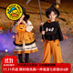 G.DUCKKIDS小黃鴨童裝萬(wàn)圣節服裝兒童斗篷男童衣服秋冬洛麗塔南瓜女童公主裙 男童兩件套套裝 130 尺碼7~8歲【120-130cm】cm