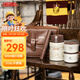 膳魔師（THERMOS）兒童餐具燜燒杯316L不銹鋼寬口燜燒罐保溫飯盒帶餐包餐具上學(xué)TCLF