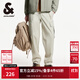 杰克·瓊斯（JACK&JONES）多口袋舒適百搭潮流時(shí)尚簡(jiǎn)約高級直筒工裝休閑褲男裝225114031 C13羽毛灰 常規 30 170