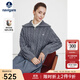Navigare意大利小帆船女士羊毛衫2025秋新款休閑簡(jiǎn)約針織開(kāi)衫懶人羊毛上衣 暮色灰 M
