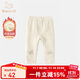 班喜迪女童打底褲秋裝2025新款兒童休閑長(cháng)褲春秋款外穿公主洋氣寶寶褲子 絨米色 90